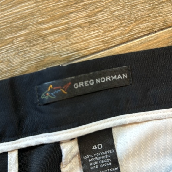 Greg Norman mens double pleat black golf shorts sz 40 - Picture 5 of 8